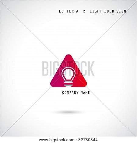 Creative Letter A Icon Abstract  Logo Design Vector Template