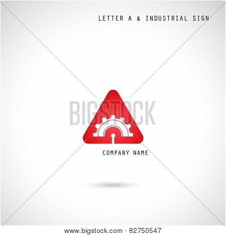 Creative Letter A Icon Abstract Logo Design Vector Template