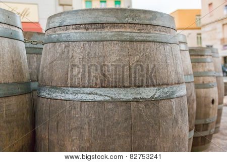 Oak Wooden Barrel