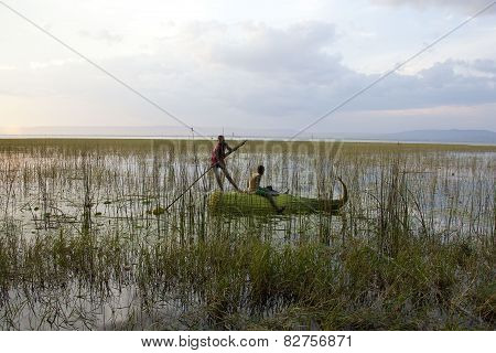 Teenagers On The Boats
