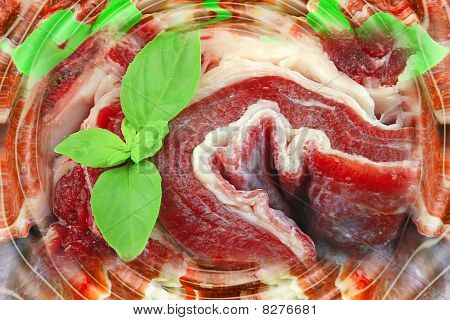เนื้อดิบสีแดง Asado