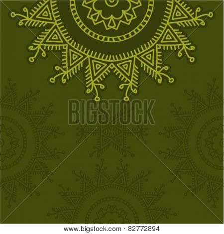 Circular Ornmental Design Vector Illustration