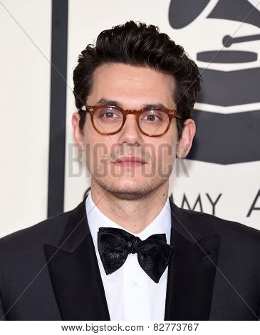 LOS ANGELES - FEB 08:  John Mayer arrives to the Grammy Awards 2015  on February 8, 2015 in Los Angeles, CA                