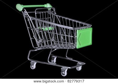 Green Shopping Cart