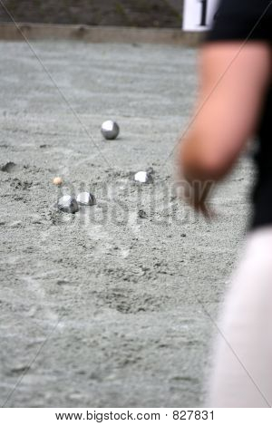sportovní hřiště na petanque