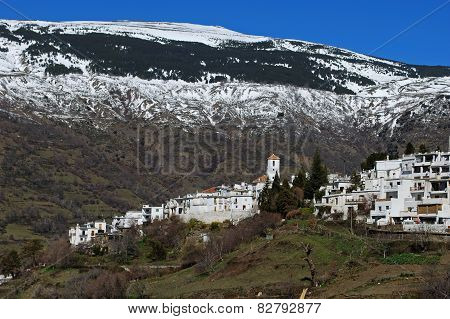 White town in mountain, Capileira.