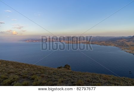 Crimea, The Views Of The Coast From The Slope Of Cape Meganom.