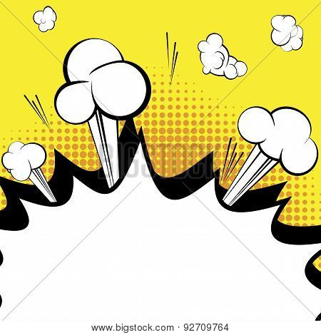 Comic book background.