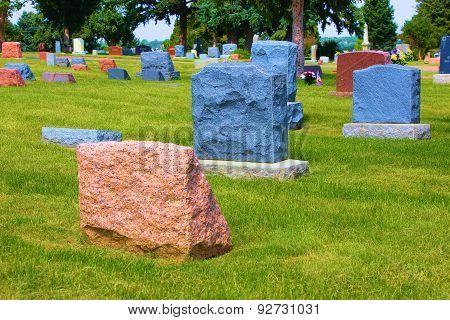 Colorful Headstones