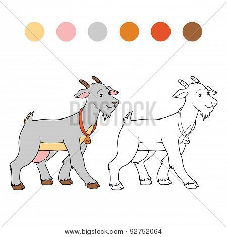 Coloring Book (goat Mother)