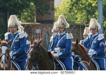 The Royal Guards On The Horse Back