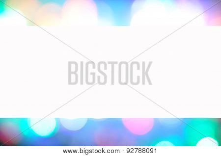 Boken lights colorful