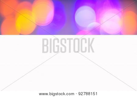 Boken lights colorful