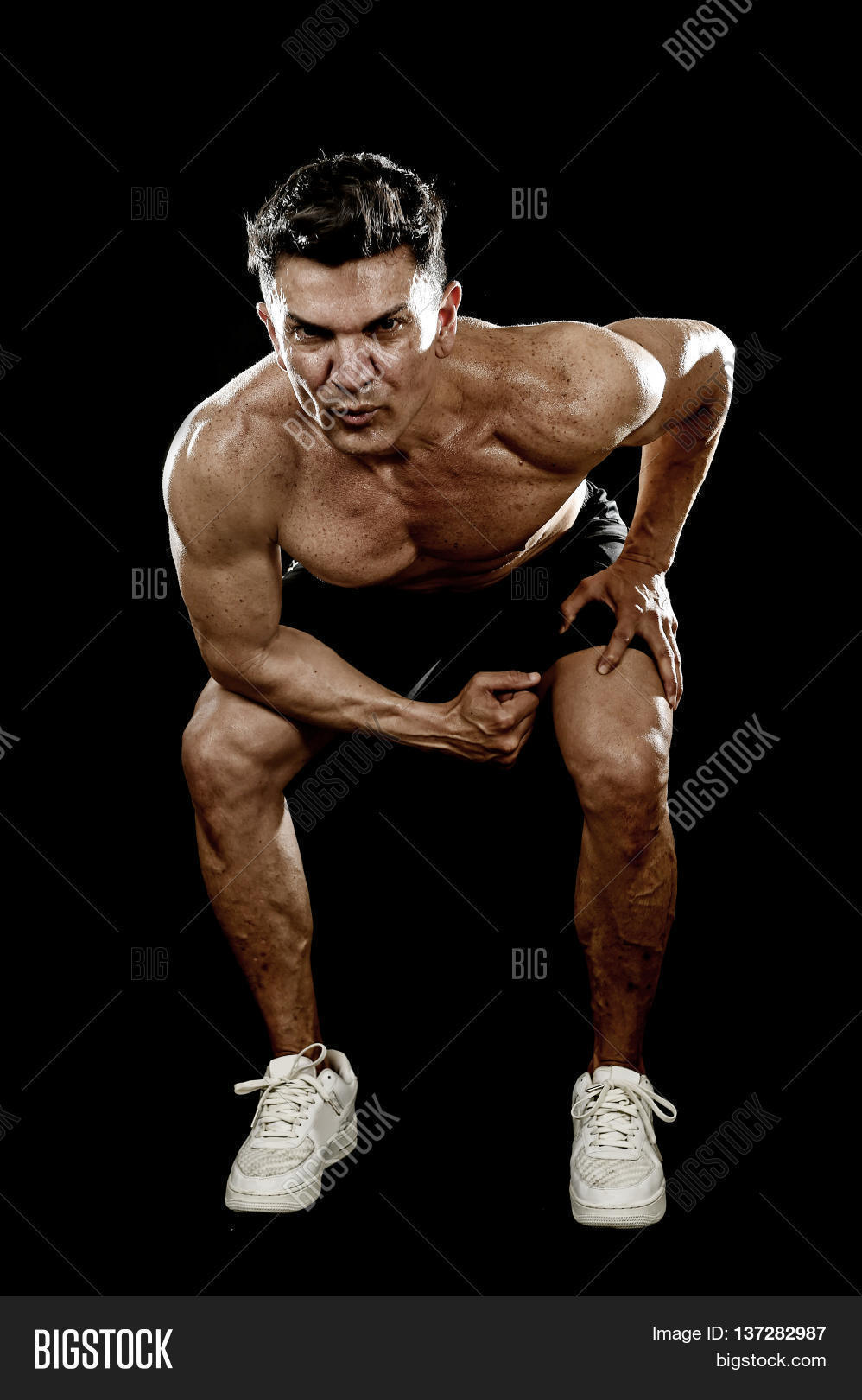 Strongman Ripped Strong Fit Man Ripped Image & Photo (Free Trial) | Bigstock