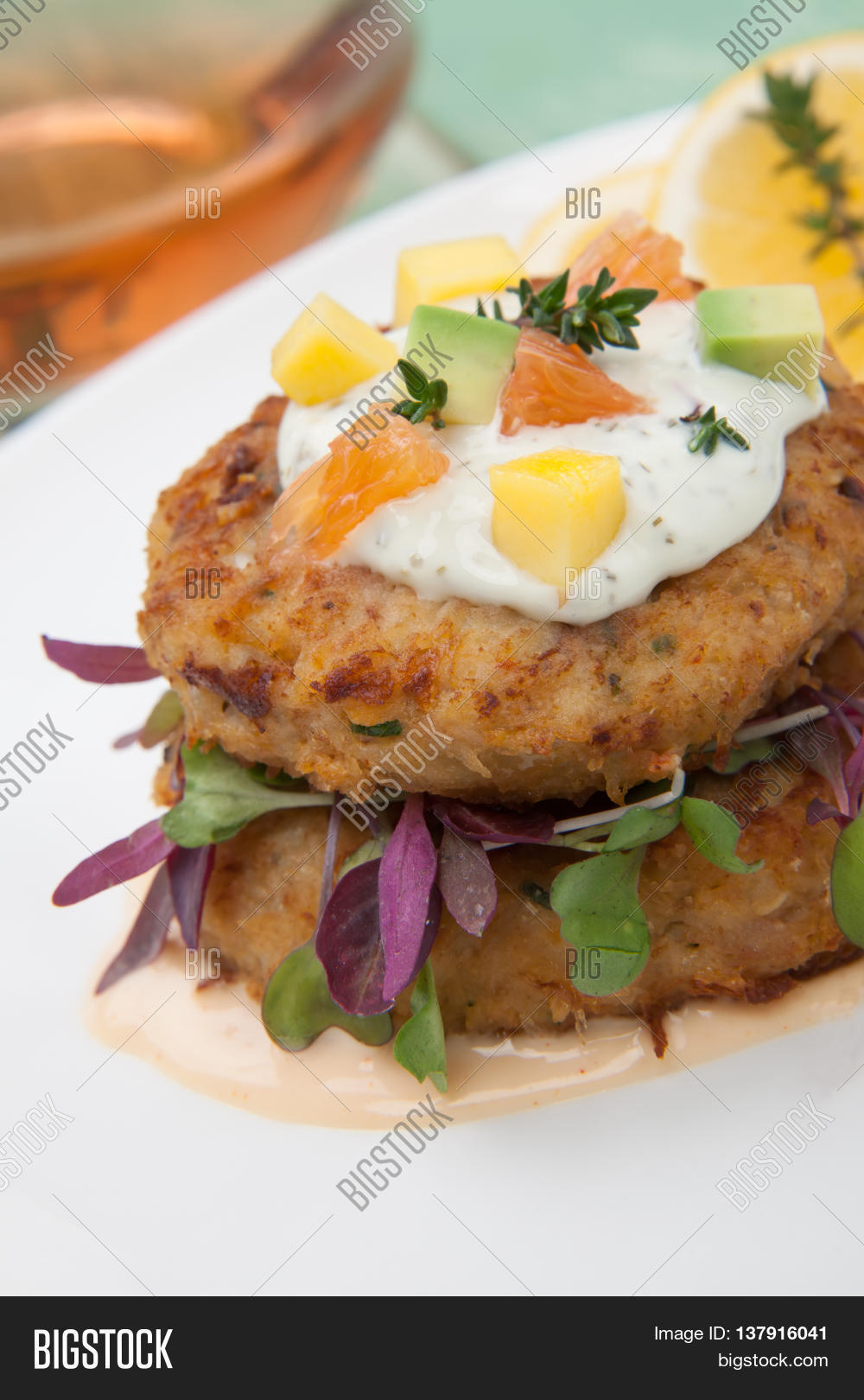 Crab Cakes Appetizer Image & Photo (Free Trial) Bigstock