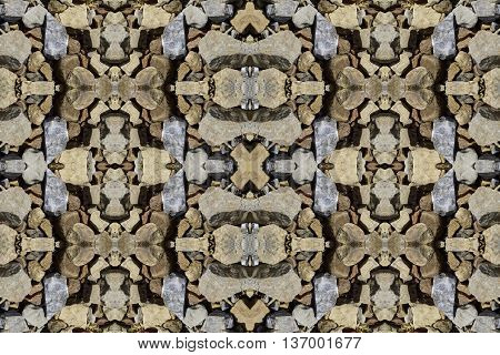 Abstract geometric seamless plain background. Ornate and extensive diamond pattern brown shades, quiet color.