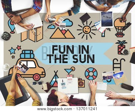 Travel Vacation Sun Fun Enjoyment Concept