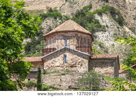 ancient mountain monastery in Georgia - Shiogvime. It was found by one of the 12 assirian monk - Shio who came to Georgia in 6 century AD.
