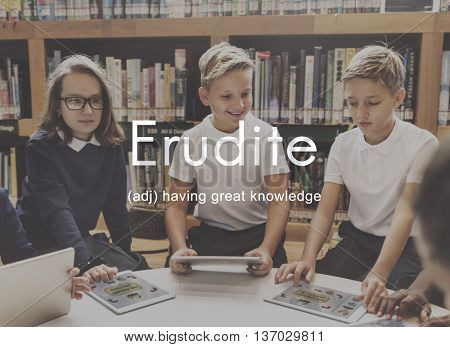 Erudite Academic Educated Intellectual Knowledgeable Concept