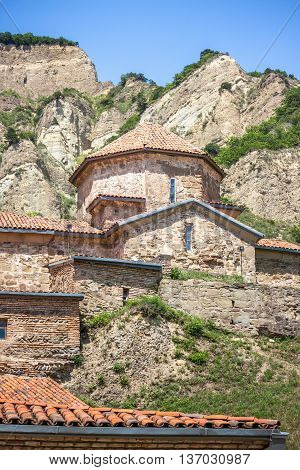 ancient mountain monastery in Georgia - Shiogvime. It was found by one of the 12 assirian monk - Shio who came to Georgia in 6 century AD.