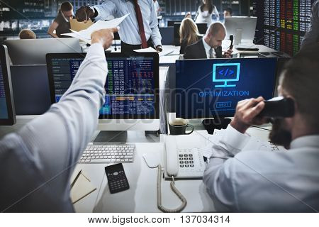 Optimization Accuracy Productivity Efficiency Quality Concept
