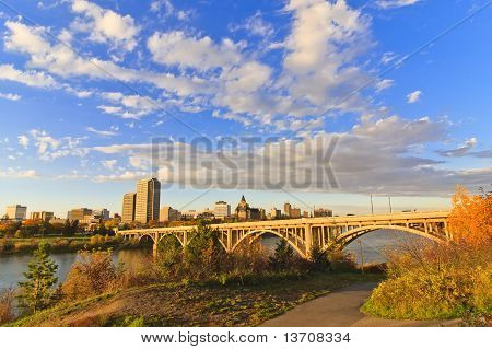 Západ slunce na Saskatoon