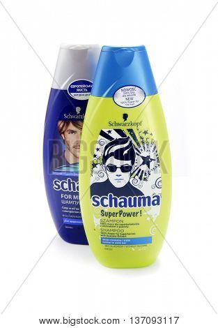 Krakow, Poland - Apl. 8, 2016  Schwarzkopf shampoo