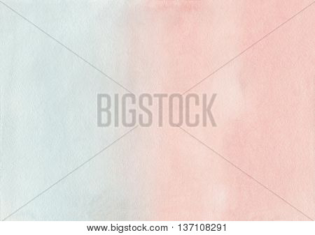 Abstract Pink And Blue Watercolor Background