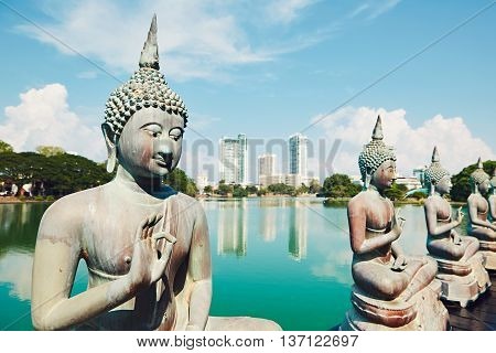 Budhist Temple In Colombo