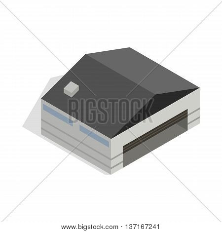 Hangar icon in isometric 3d style isolated vector illustration