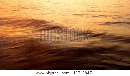 Beautiful Summer sunset at a Yucatan peninsula beach