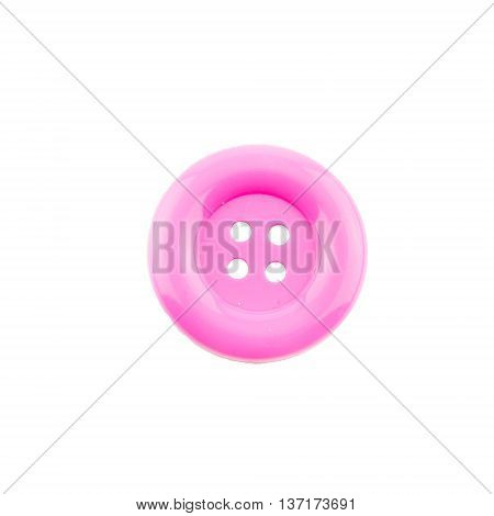 Pink clasper isolated on a white background