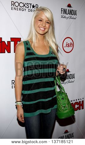 Holly Huddleston at the Summer Stars Party 2008 held at the Social in Hollywood, USA on May 22, 2008.  