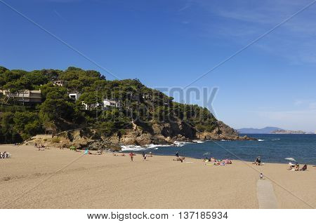 Sa Riera Beach, Begur, Costa Brava, Girona, Catalonia, Spain