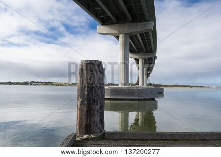 Bridge And Wharf At Goolwa, Hindmarsh Island, South Australia