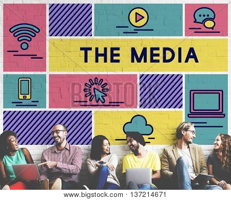 Media Computer Communication Intrnet Information Concept