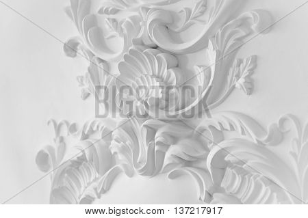 Elements of torsel ornament for use as a texture or background