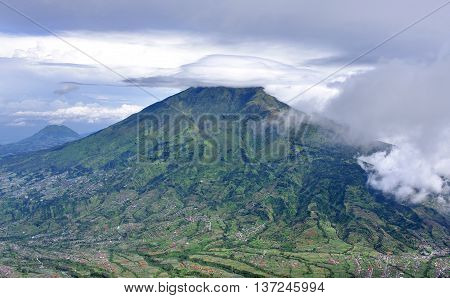 Mount Merbabu Dormant Stratovolcano,indonesia