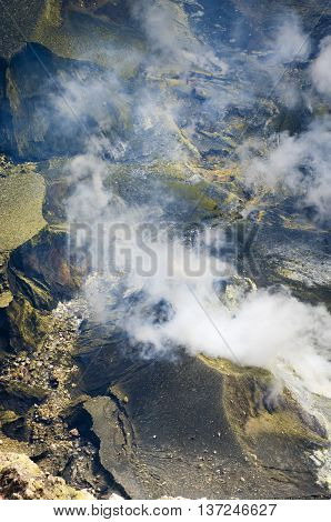 Volcano Kerinci. Kerinci Seblat National Park,  Indonesia