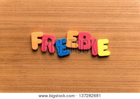 Freebie Colorful Word