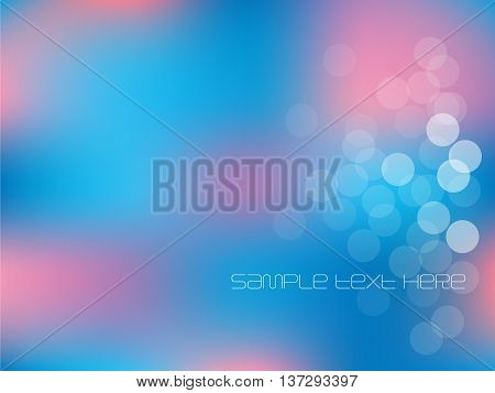 Abstract blue pink color background. Vector illustration.