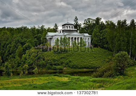 Estate of the famous Russian writer Vladimir Nabokov. The village of Rozhdestveno. Russia.