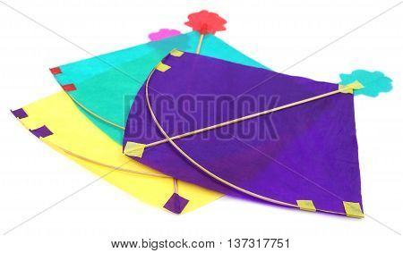 Traditional Bangladeshi kites made of thin papers