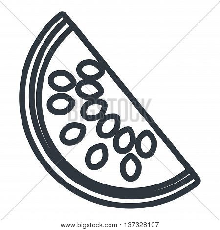 Fruit healthy food isolated flt icon, vector illustration graphic design.