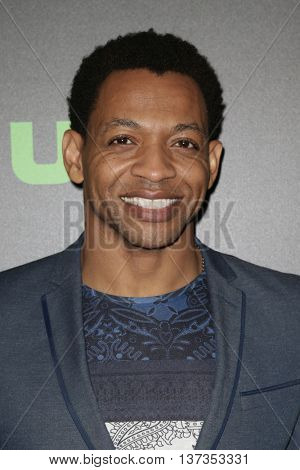 NEW YORK-JUL 30: Actor Derrick Baskin attends the Hulu Original Premiere of 'Difficult People' at the SVA Theater on July 30, 2015 in New York City.
