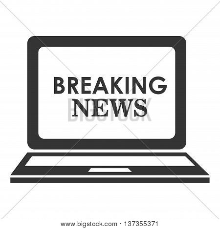 News on internet, techonology and journalism graphic design, vector illustration.
