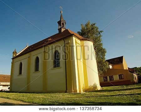 2016/07/04 Keblice Czech republic - church Kostel svateho Vaclava after reconstruction