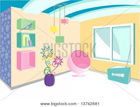 Modern vector intérieur