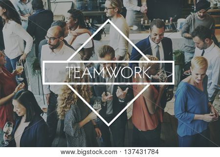 Team Teamwork Teambuilding Synergy Empower Concept