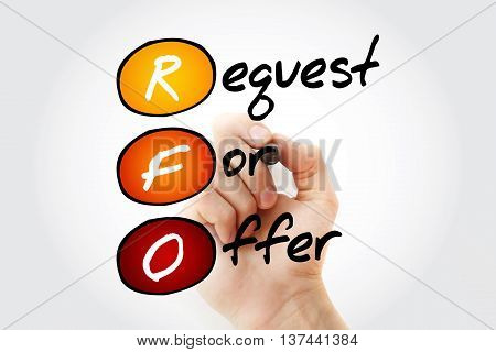 Rfo - Request For Offer